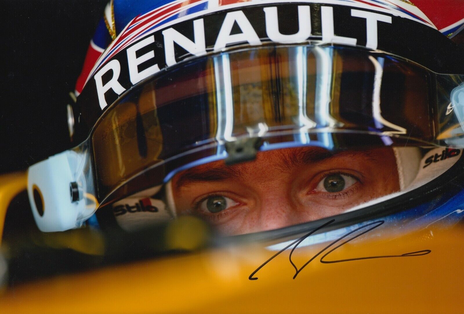 Jolyon Palmer Hand Signed 12x8 Photo Poster painting - Renault F1 Autograph.