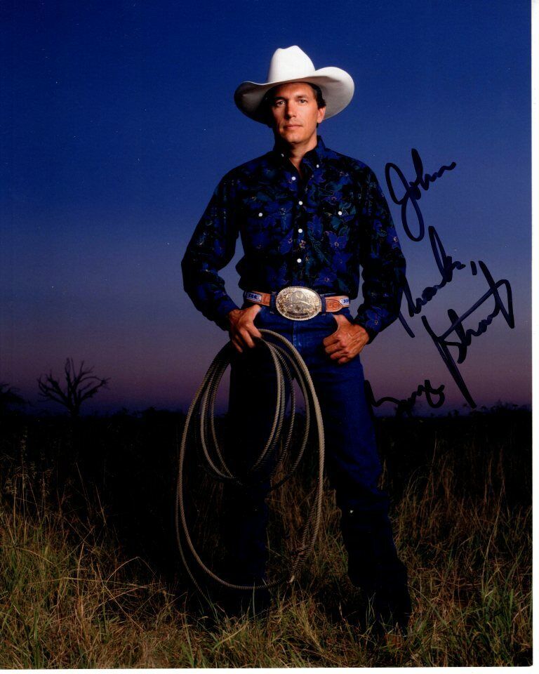 GEORGE STRAIT Autographed Signed Photo Poster paintinggraph - To John