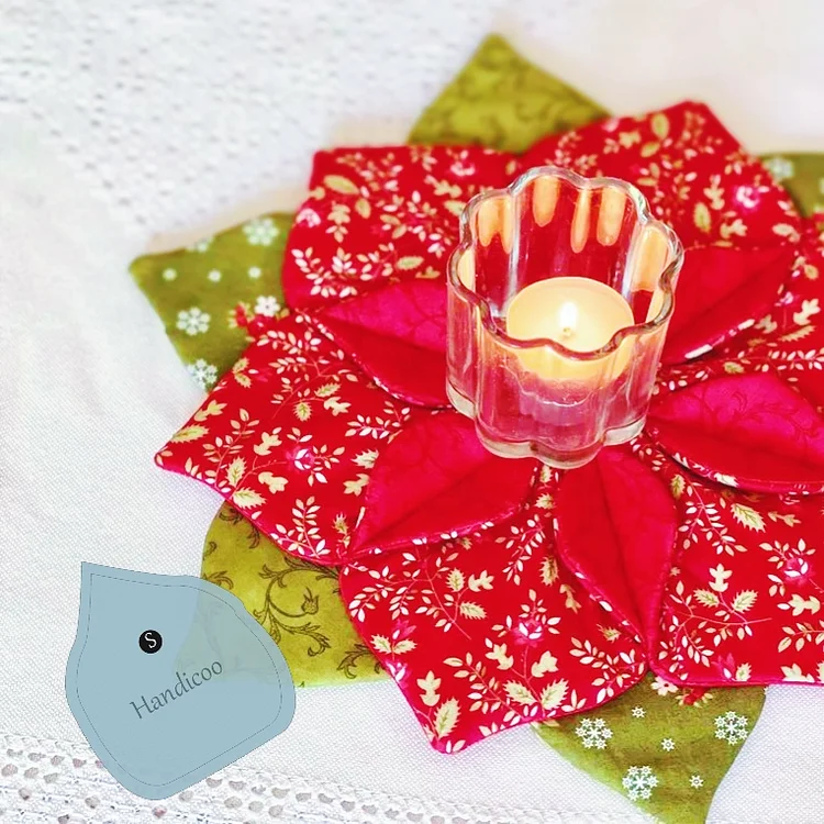 Christmas Candlestick & Easter Flowers Template —— With Tutorial