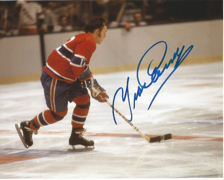 Montreal Canadiens Yvan Cournoyer Signed Autographed 8x10 Photo Poster painting COA