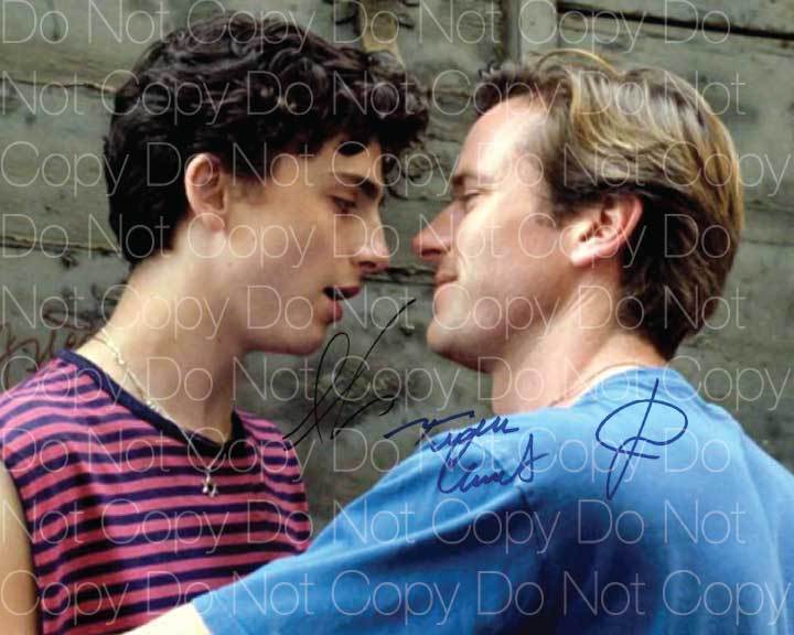 Call Me By Your Name Guadagnino signed 8X10 print Photo Poster painting poster autograph RP