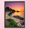 Seaside-11CT Stamped Cross Stitch Kit(40*50cm)