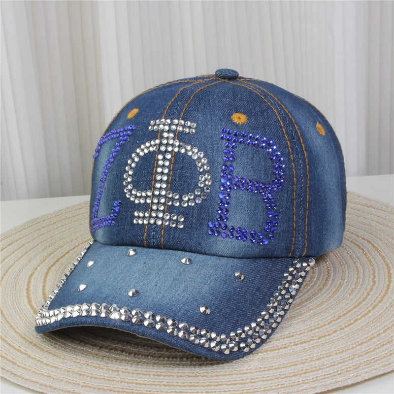 Unisex Streetwear Pentagram Letter Butterfly Curved Eaves Baseball Cap