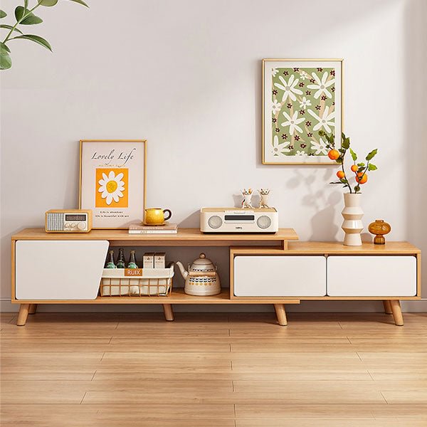 GLVEE Coffee Table TV Cabinet Combination