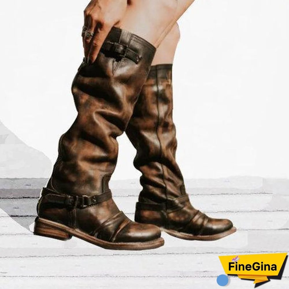 Women Vintage Plus Size Booties Casual Shoes