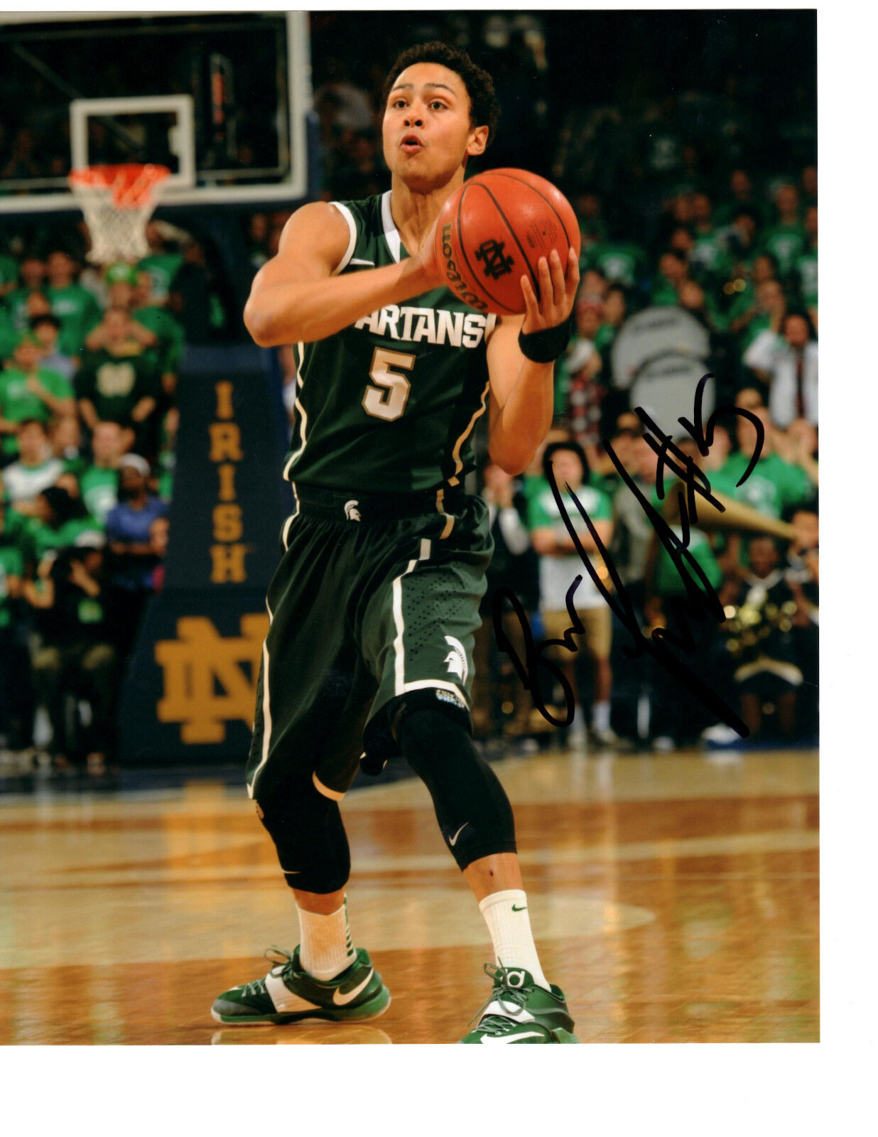 Byrn Forbes Michigan State Spartans hand autographed signed 8x10 Final Four!