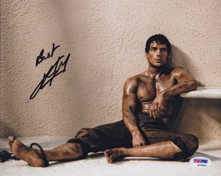 Henry Cavill shirtless signed 8x10 Photo Poster painting in-person PSA/DNA