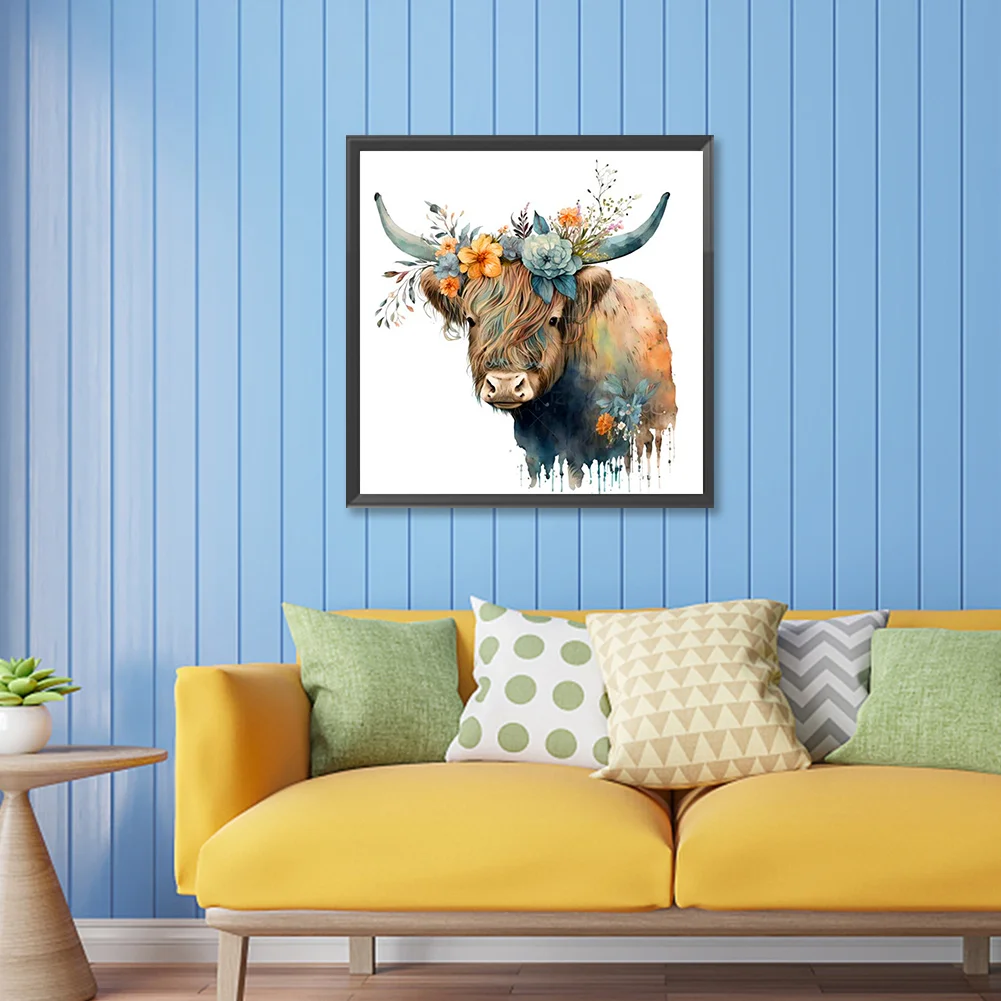 Diamond Painting - Full Round Drill - Flower Yak(Canvas|30*30cm)
