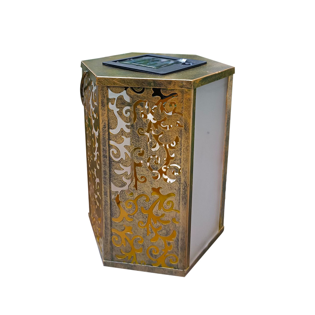 

Outdoor Solar Shadow Cloud Lantern Hanging Light Retro Hollow Metal Lamp, 501 Original