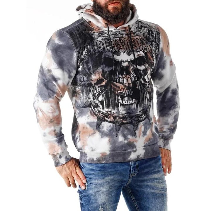 Men's Plus Size Demon Style Cipo & Baxx Sweater - Gray