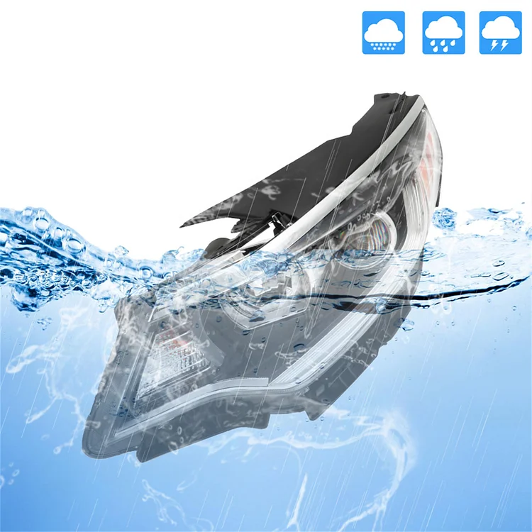 SEBLAFF KI2502196 Headlight Assembly Replacement for 2016 2017 2018 Optima Headlamp w/o DRL Left Side