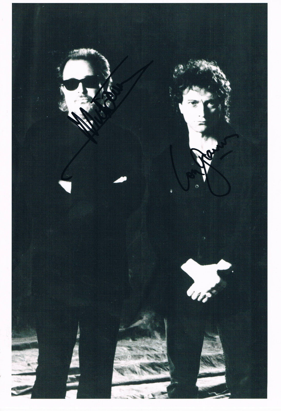 Foreigner Lou Gramm & Mick Jones genuine autograph 8x12