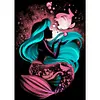 Diamond Painting -DIY Round Drill Cartoon Silhouette Ariel(50x60cm)