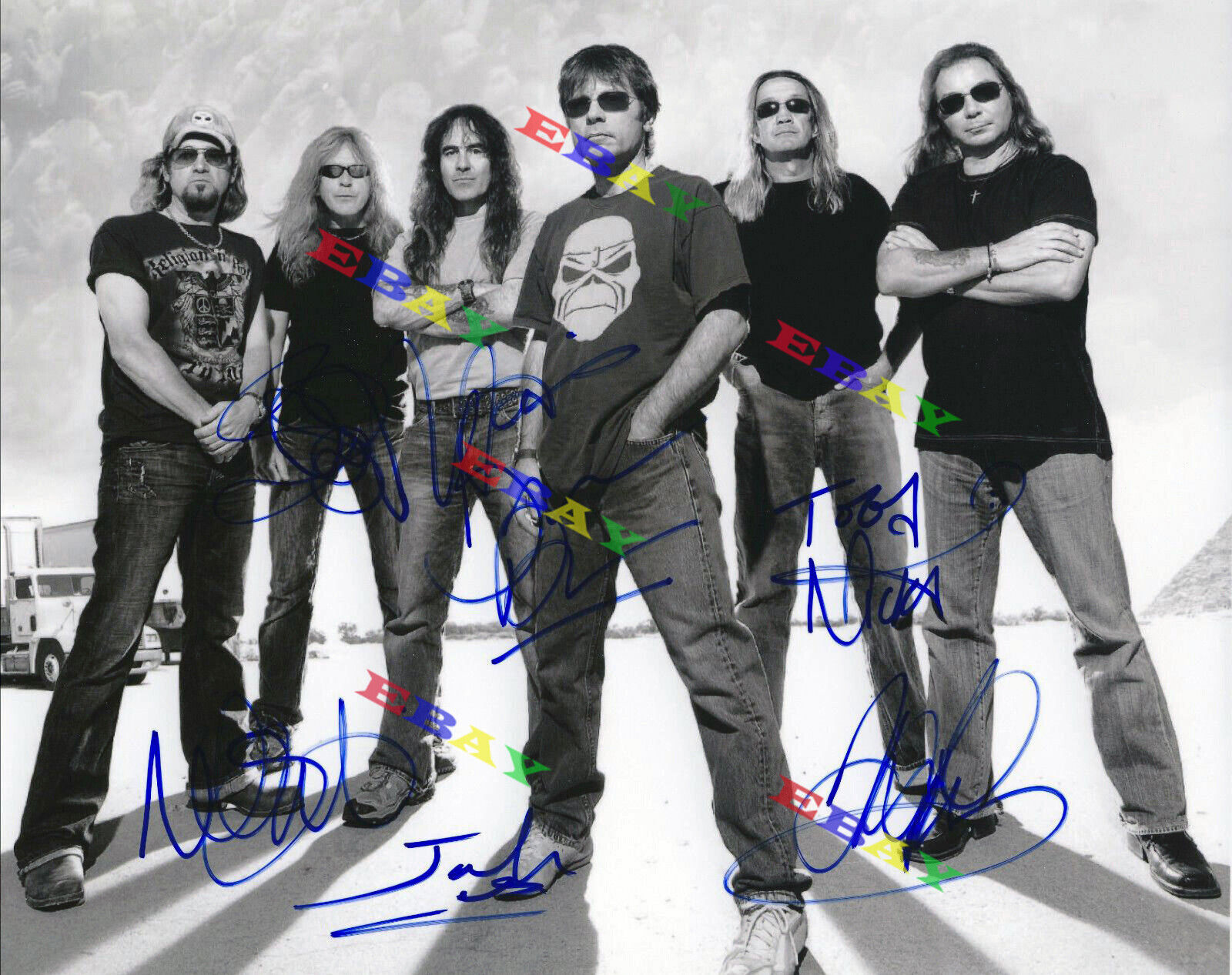 Iron Maiden Autographed Signed Photo Poster painting Reprint