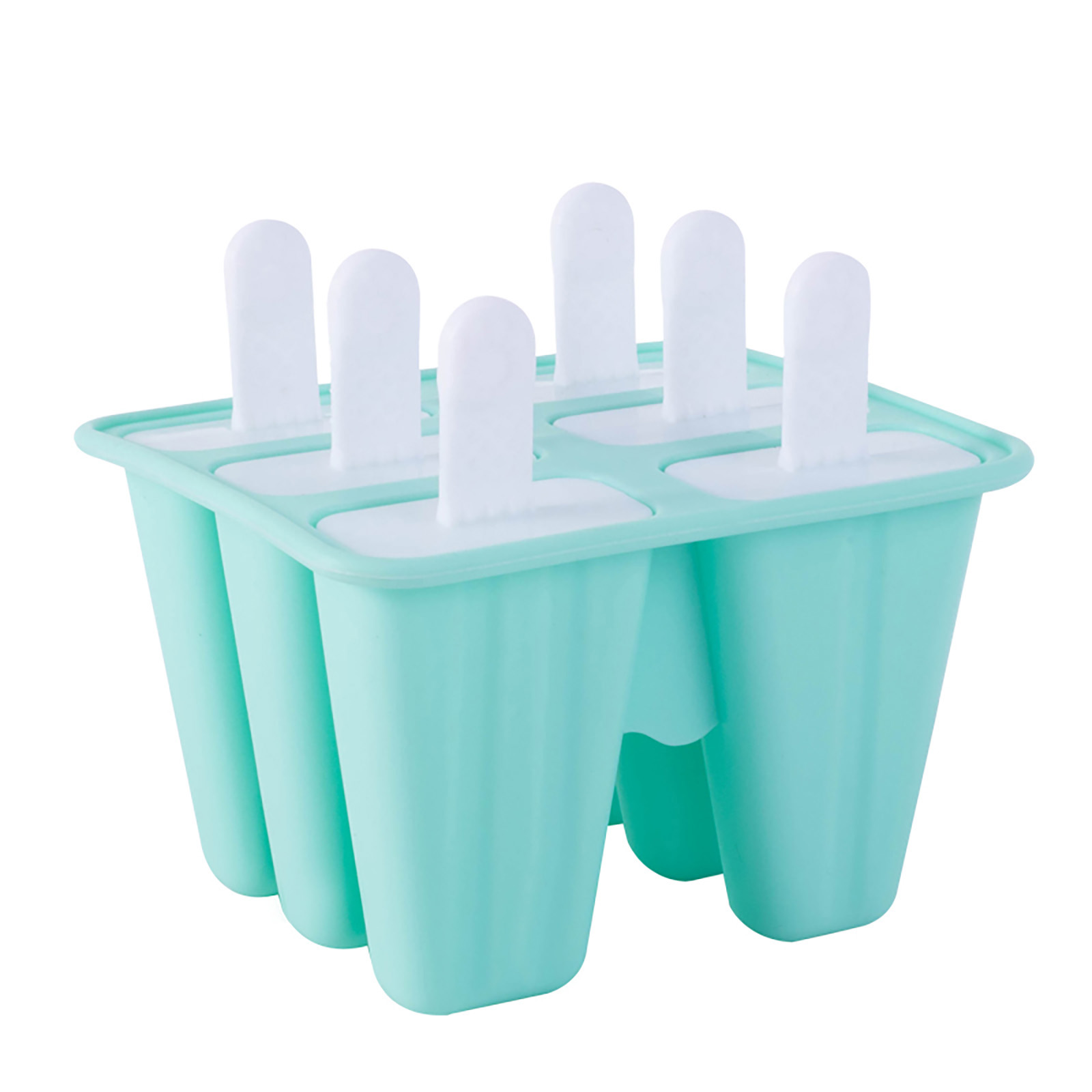 

Popsicle Molds Ice Pop Lolly Molds Maker 6 Cavities DIY Ice Cream Mold, 501 Original
