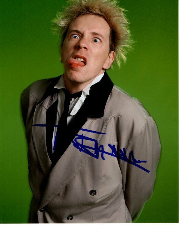 JOHN JOHNNY ROTTEN LYDON signed autographed Photo Poster painting SEX PISTOLS