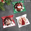 DIY Christmas Cookie Packaging Bags - Snowman and Teddy Bear Cookie Candy Snack Gift Bags