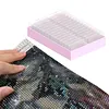 Portable Craft Storage Container with 30pcs Small Container Case Plastic Storage Containers for Art DIY Jewelry Fishing Tackle Crafts Storing (pink)