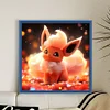 Pokémon Eevee-11CT Stamped Cross Stitch 40*40cm/15.75*15.75in
