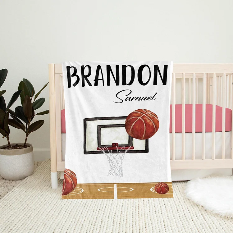 Personalized Basketball Blanket For Comfort & Unique|BKKid243