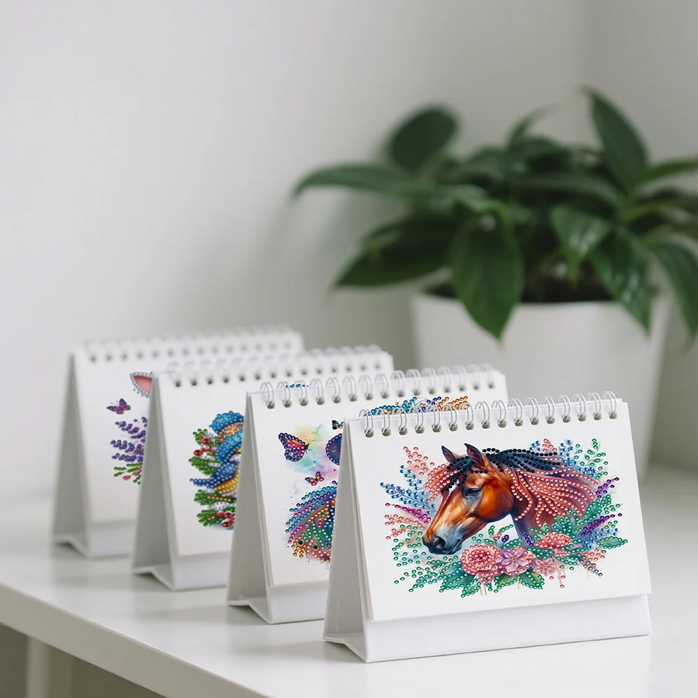 5D/DIY Diamond Painting Calendar Kit Partial Drill Diamond Art Paper Calendar