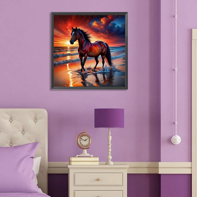 Fine Horse - Full Round - Diamond Painting (30*30cm)