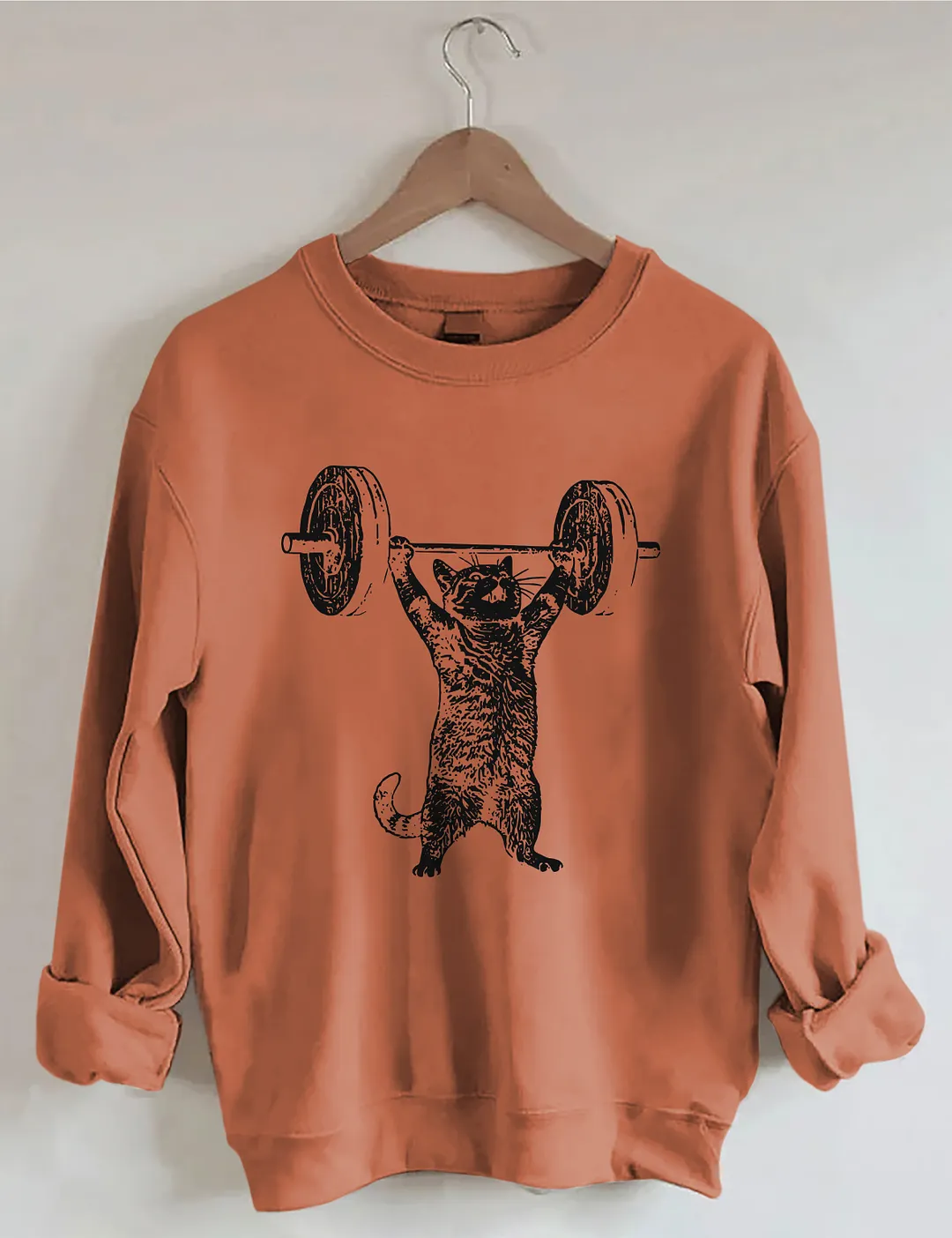 Funny Cat Gym Sweatshirt
