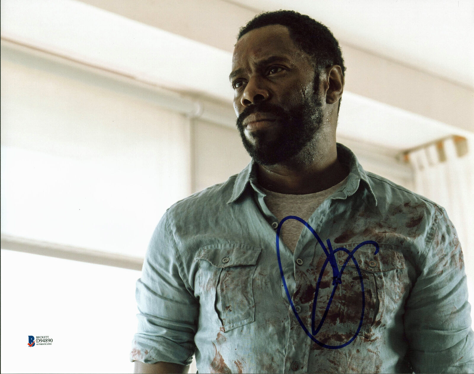 Chad Coleman The Walking Dead Authentic Signed 11x14 Photo Poster painting BAS #D94890