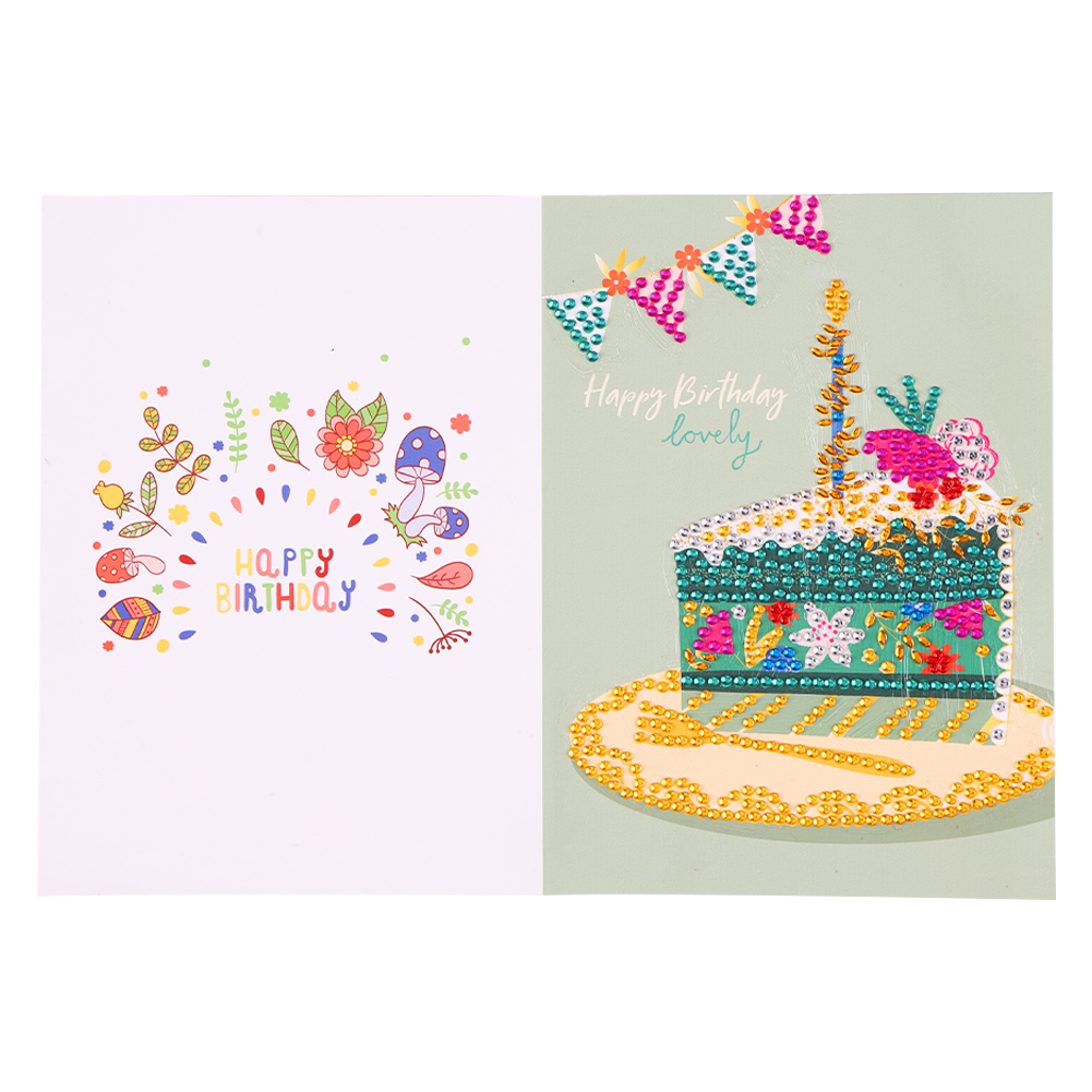 

Happy Birthday - 5D DIY Craft Greeting Card, 501 Original
