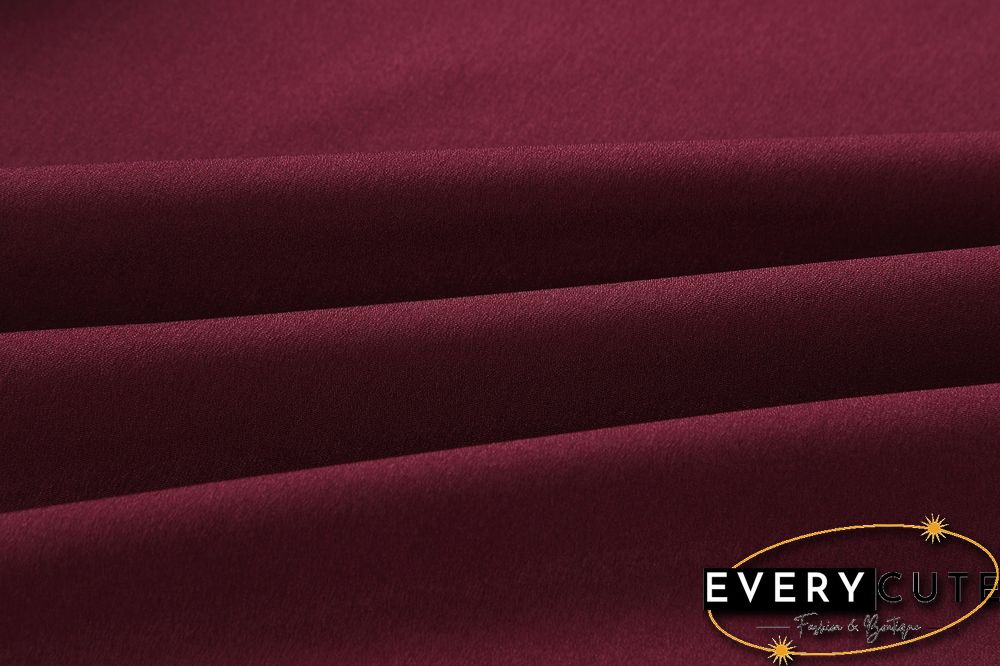 Wine Sleeveless Wide Leg Jumpsuit