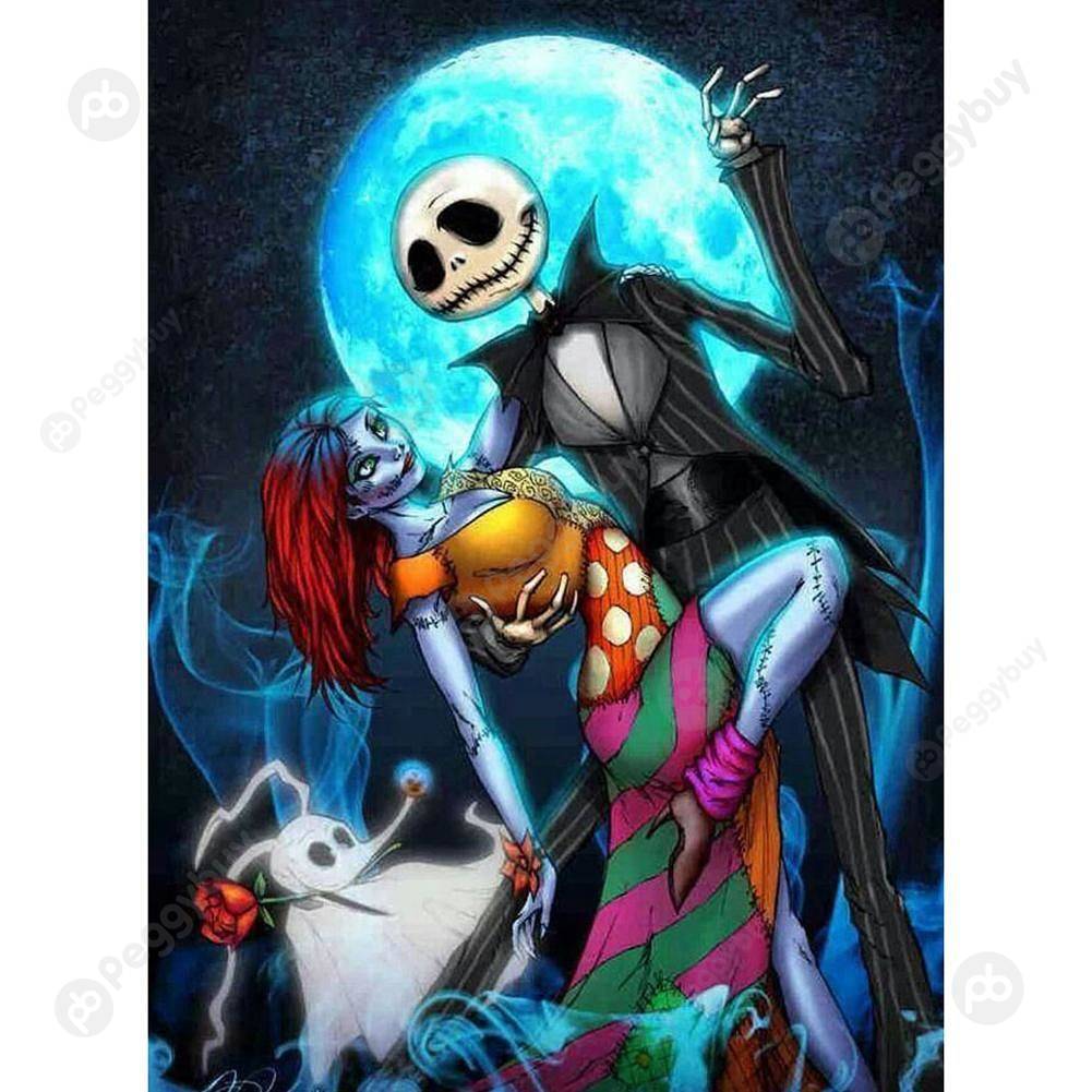 

30*40CM Round Drill Diamond Painting-Cartoon Dancers, 501 Original