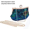 BAIGIO Damen Abendtasche Clutch Pailletten Glitzernd Handtasche Schultertasche Elegant Schultertasche