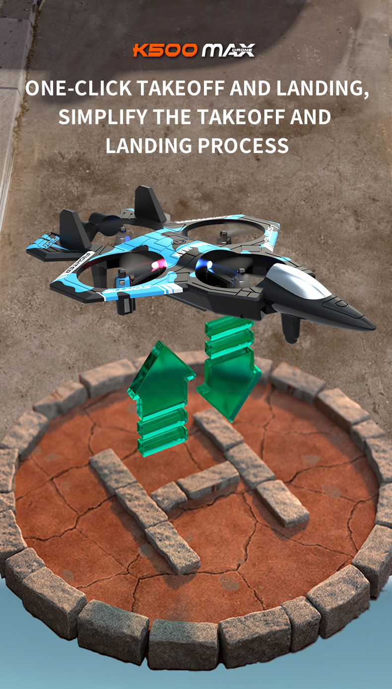 Tegooe Tegooe RC Stunt Glider for Kids - Durable EPP Foam Remote Control Airplane with 24G System