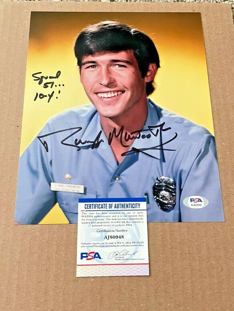 RANDOLPH MANTOOTH SIGNED EMERGENCY 8X10 Photo Poster painting PSA/DNA CERTIFIED