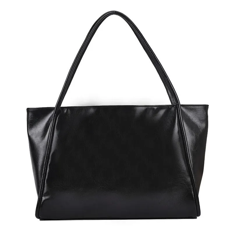 Retro Minimalist Large-Capacity Tote Bag