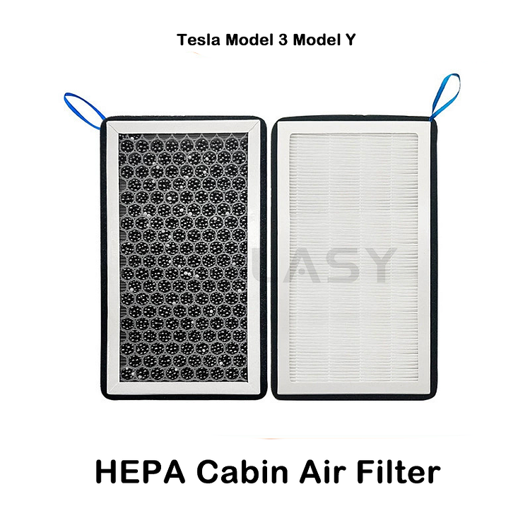 Model 3/Y HEPA Cabin Air Filter Replacement with Activated Carbon Air Filter (2pcs/set)