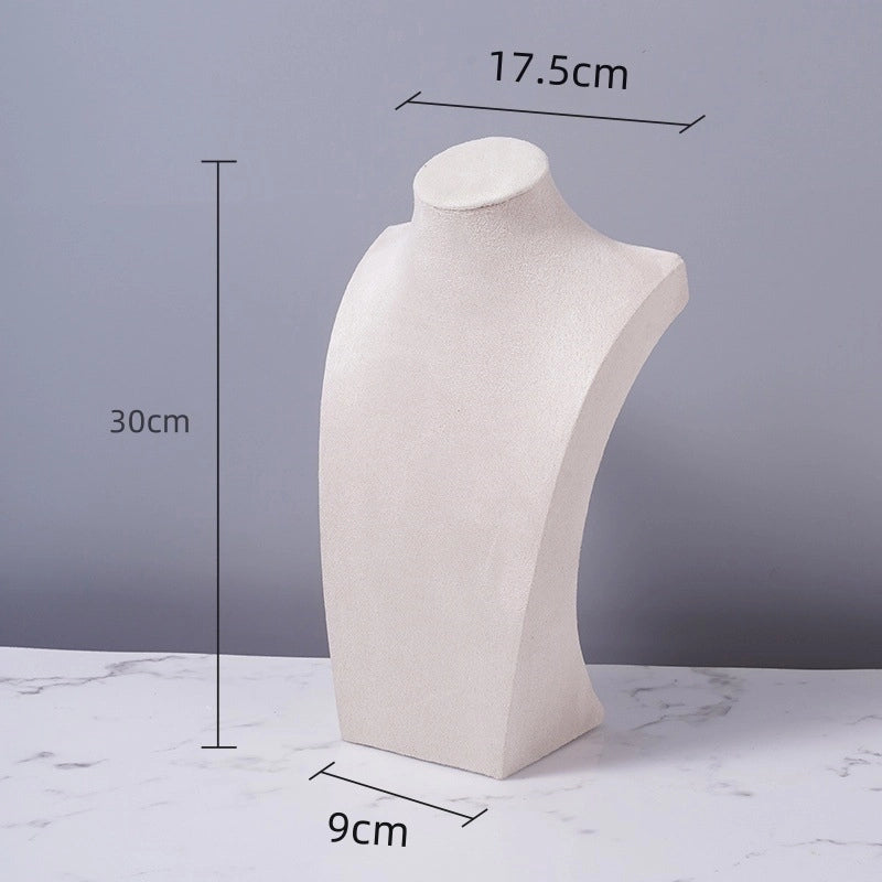 1 Piece Velvet Minimalist Solid Color Jewelry Display