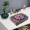 (US Local)Diamond Painting Storage Box DIY 5D Diamond Painting Jewelry Box (Pattern C)