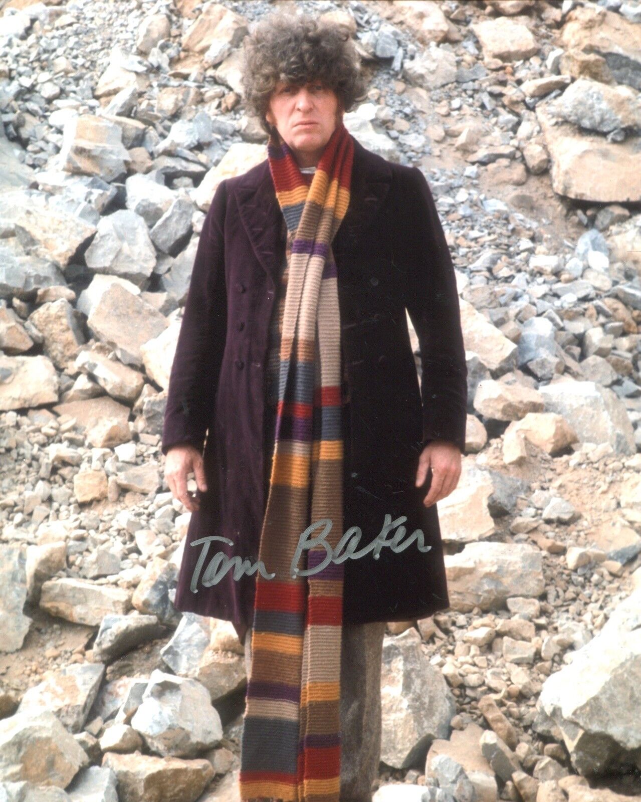 Doctor Who actor TOM BAKER signed 8x10 Photo Poster painting - UACC DEALER