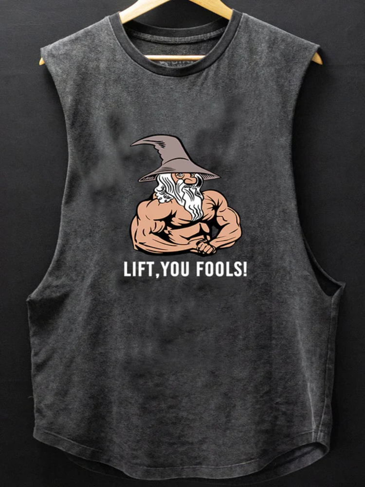 Lift You Fools Scoop Bottom Cotton Tank / Rvogue / Rvogue