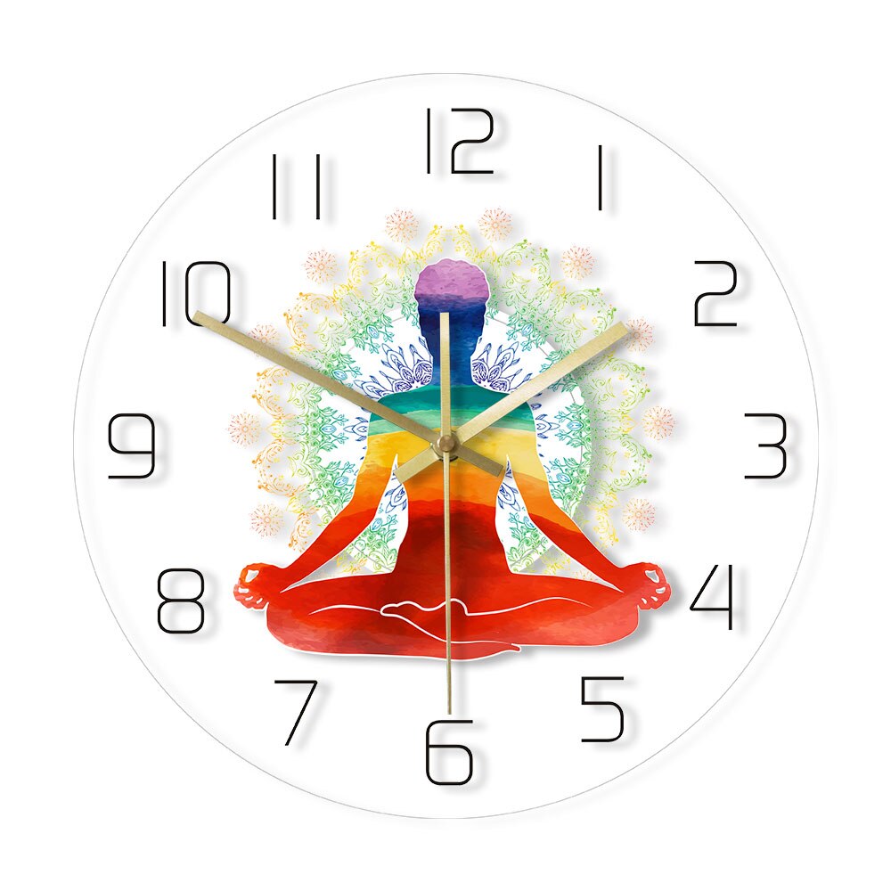 

Meditation Spiritual - Frameless Acrylic Wall Clock, 501 Original