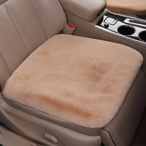 Plush Car Seat Cushion
