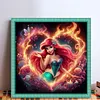 Cartoon-2 Full 14CT DIY Stamped Cross Stitch Kits Needlework Embroidery Kit 11.81x11.81inch Cross Stitch Art and Crafts Kits for Beginners Adults Home Decor