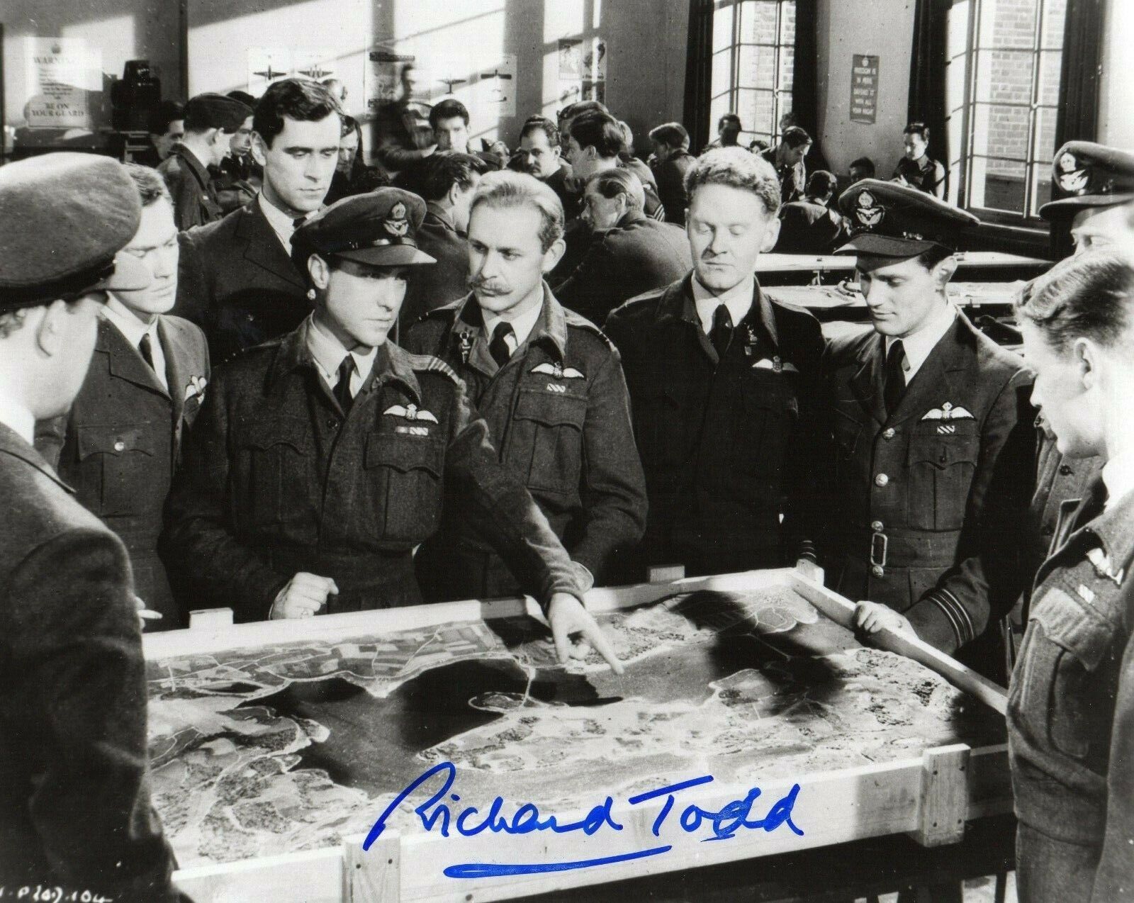 RICHARD TODD AUTOGRAPH, Deceased, THE DAMBUSTERS