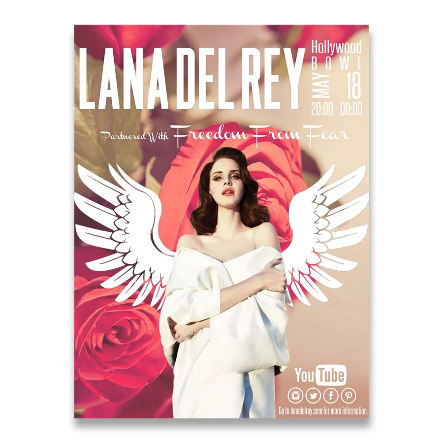 Lana Del Rey Pop Art Wall Art Canvas Painting Poster For Home Decor Posters And Prints Unframed Decorative Pictures