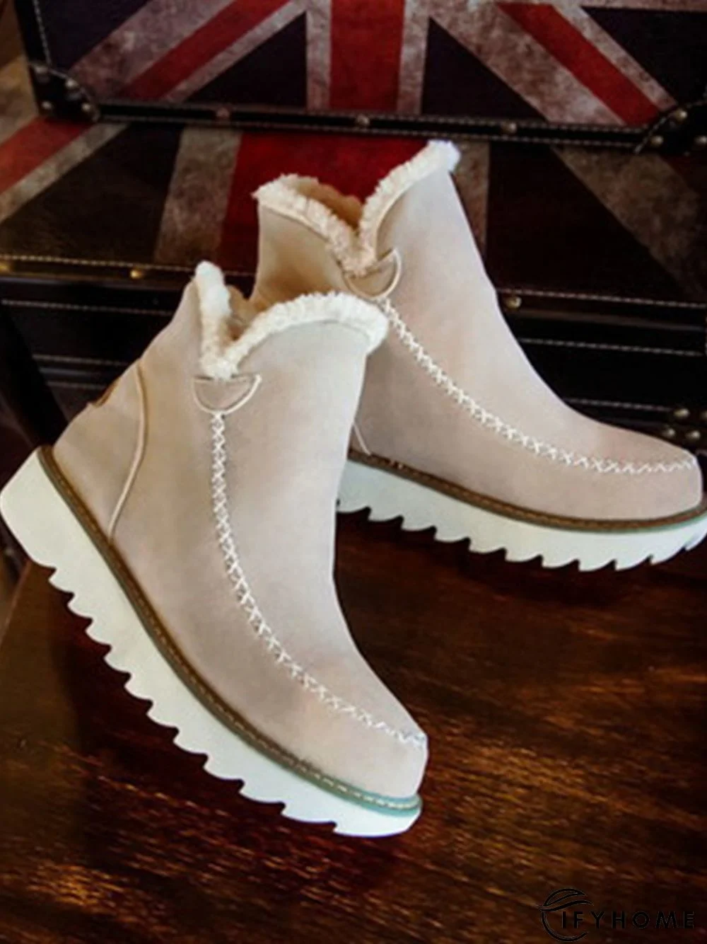 Warm Plush Lightweight Booties | IFYHOME