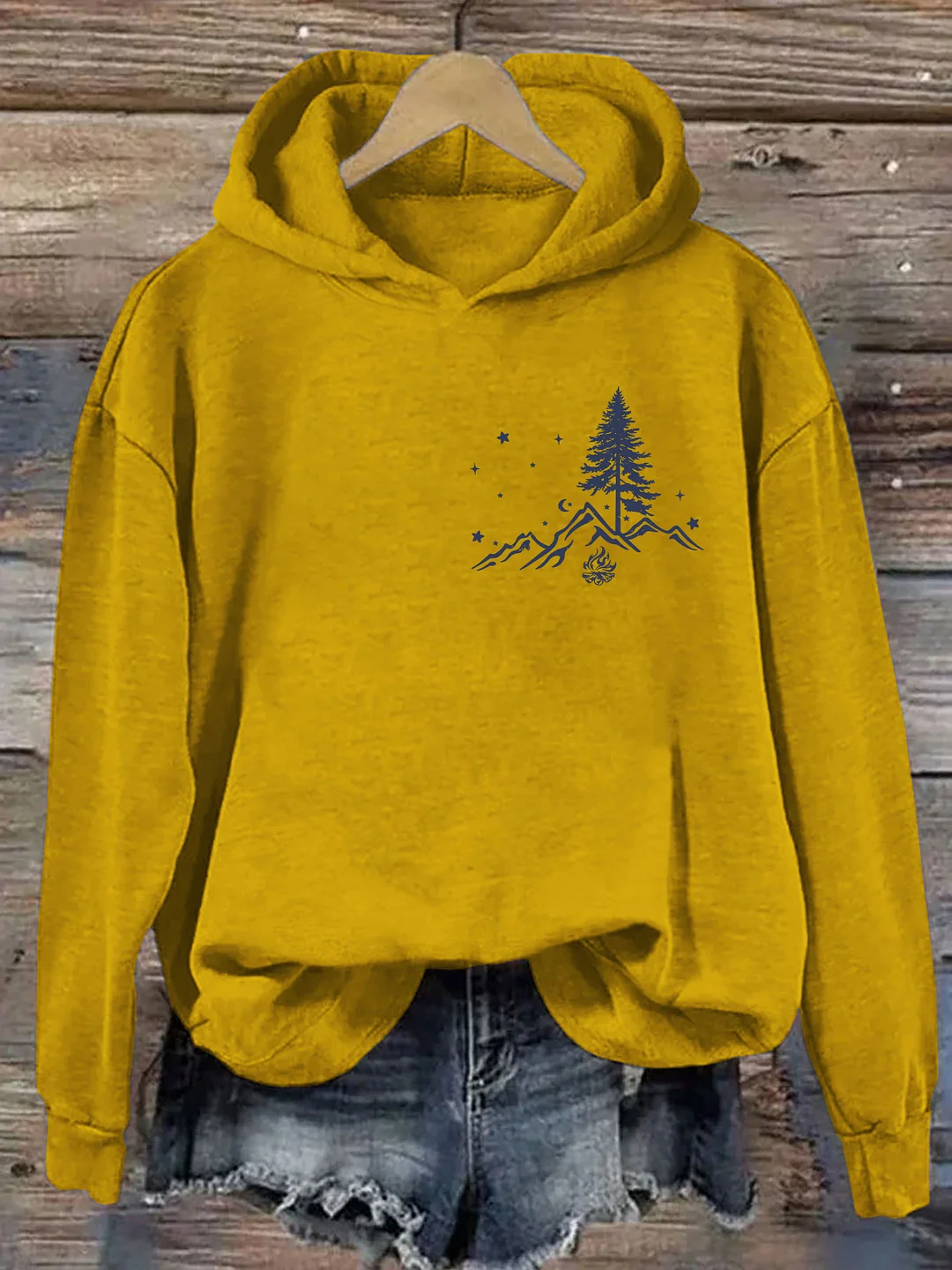No City Lights Just Campfire Nights Hoodie
