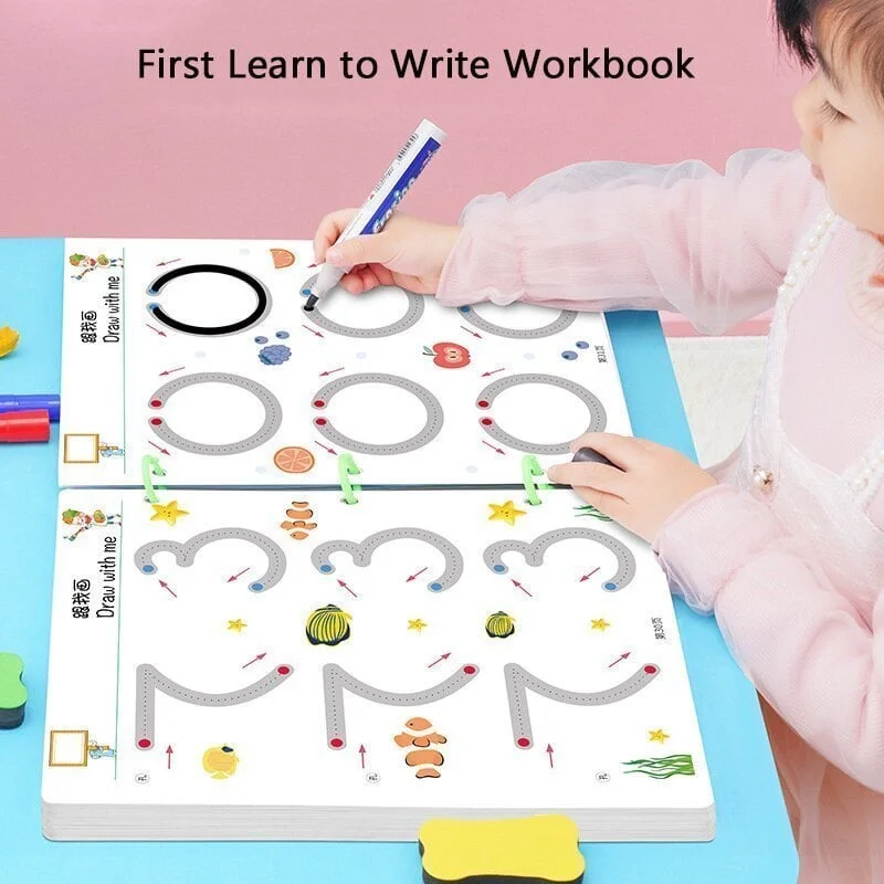 Let Your Kids Win At The Starting Line &ndash; Magical Tracing Workbook Set
