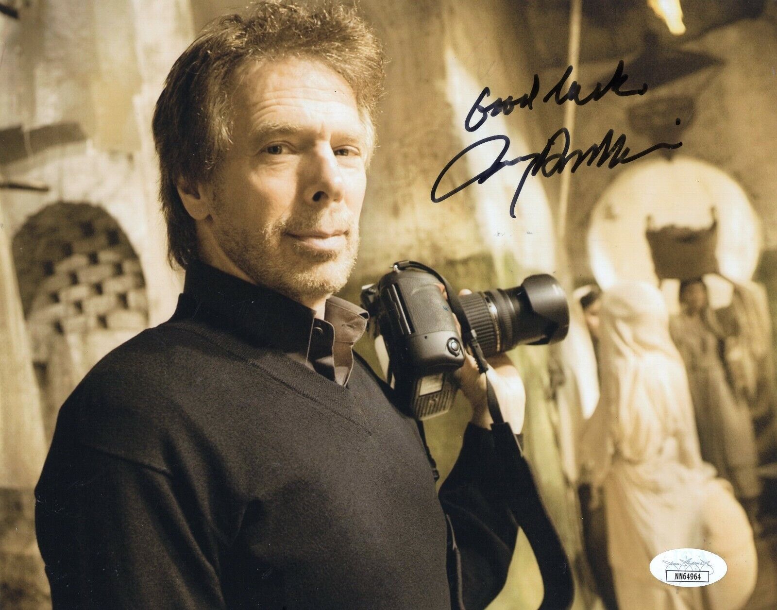 Jerry Bruckheimer Signed Movie Producer Top Gun 8x10 Photo Poster painting w/JSA COA NN64964