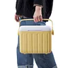 6L Camping Cooler Box Insulated Ice Chest Portable Ice Bucket for Outdoor Use